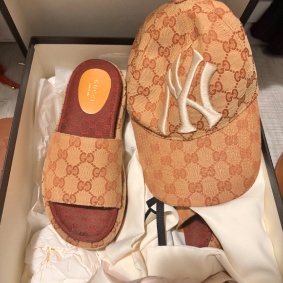 Gucci platforms and hat combo - Picture 2 of 2